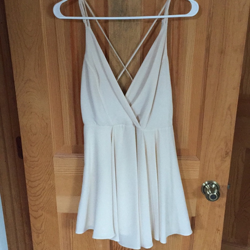 Silence & Noise Beautiful Cream Dress